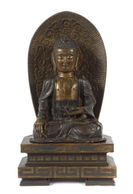 Buddha Shakyamuni, China, 17. Jahrhundert, Asiatika