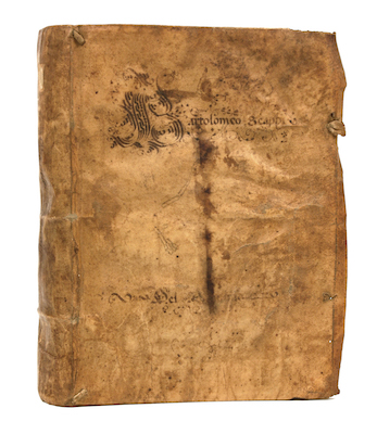 Bartolomeo Scappi, Opera di M. Bartolomeo Scappi, Cuoco secreto di Papa Pio quinto, um 1600, Bücher, Autopgraphen