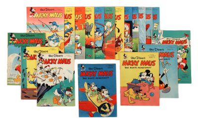 Micky Maus Hefte Nr. 1 September 1951 bis Nr. 3 März 1953, Bücher, Autographen