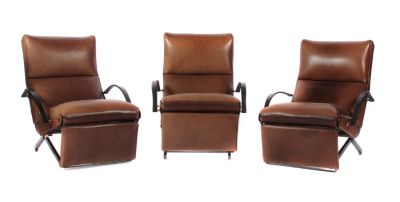 Oswaldo Borsani, 3+1 Lounge Chair P40, 1960/70er Jahre, Design