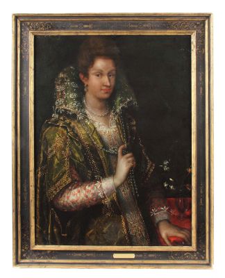 Lavinia Fontana. Bildnis einer italienischen Edelfrau, Gemälde