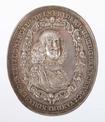 Huldigungsmedaille Friedrich III., 1649, Münzen