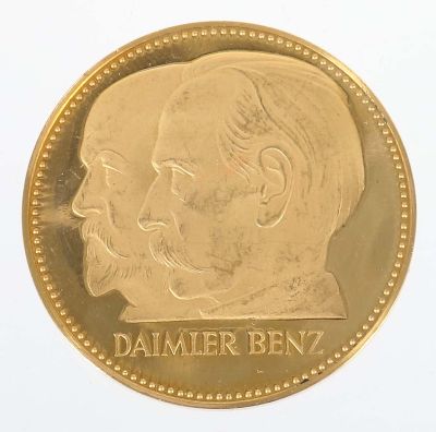 Goldmedaille Daimler Benz, 1961, Münzen
