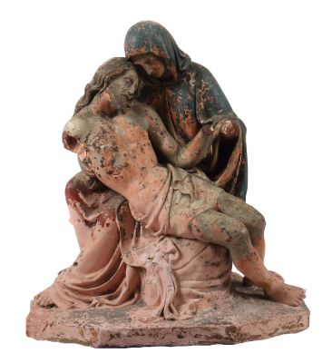 Bildhauer des 19. Jahrhunderts, Pietà, wohl Italien, Skulpturen