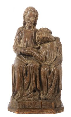 Bildschnitzer des 15./16. Jahrhundert, Johannesminne, süddeutsch, Skulpturen