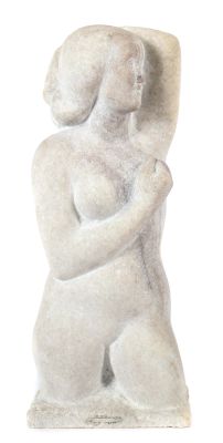 Fritz Wotruba, Weiblicher Akt, um 1954, Moderne Skulpturen