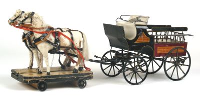 Gesellschaftskutsche, Brack, Rock & Graner, Biberach, um 1880, Spielzeug
