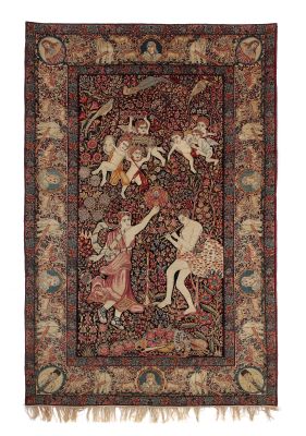 Kirman Laver, Iran, um 1900, Teppiche
