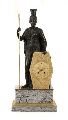 Bedeutende Empire-Pendule, wohl Claude Galle, Paris, um 1820, Uhren