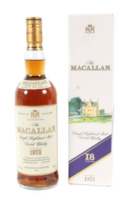 The Macallan, Single Highland Malt Scotch Whisky, 1973, Weine, Spirituosen