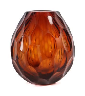 Gerhard Schechinger, Vase, um 1973, modernes Glas