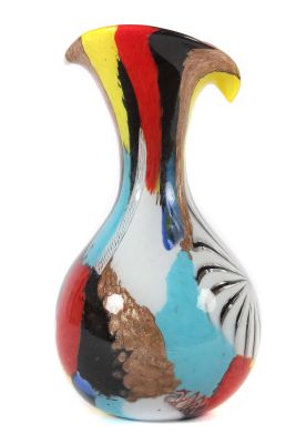 Dino Martens, Vase Oriente, Murano, 1950er/60er Jahre, Modernes Glas